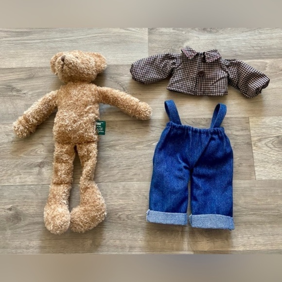 3/55$‎ Russ Teddy Bear malleable legs & arms beige colour collectibles - Picture 7 of 16